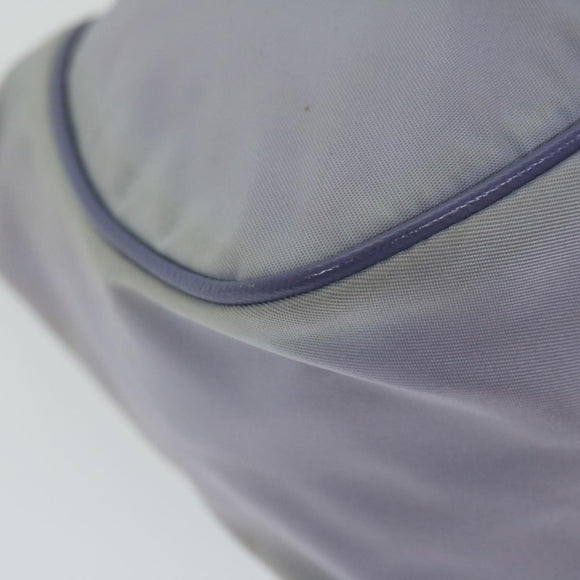 PRADA Accessory Pouch Nylon Purple Auth 63925