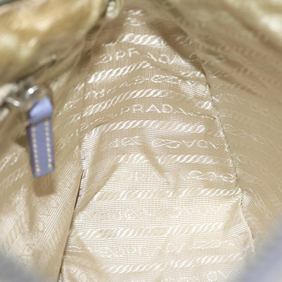 PRADA Accessory Pouch Nylon Purple Auth 63925