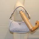 PRADA Accessory Pouch Nylon Purple Auth 63925-23