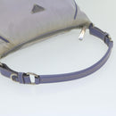 PRADA Accessory Pouch Nylon Purple Auth 63925-7