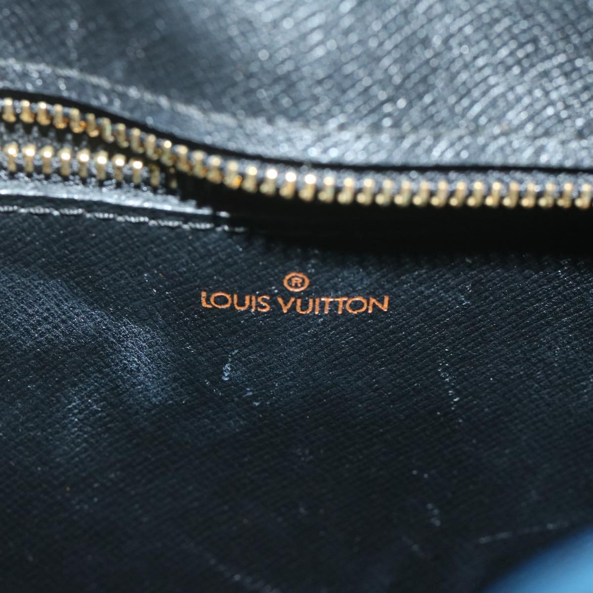 LOUIS VUITTON Epi June Feuille Shoulder Bag Blue M52155 LV Auth 63938