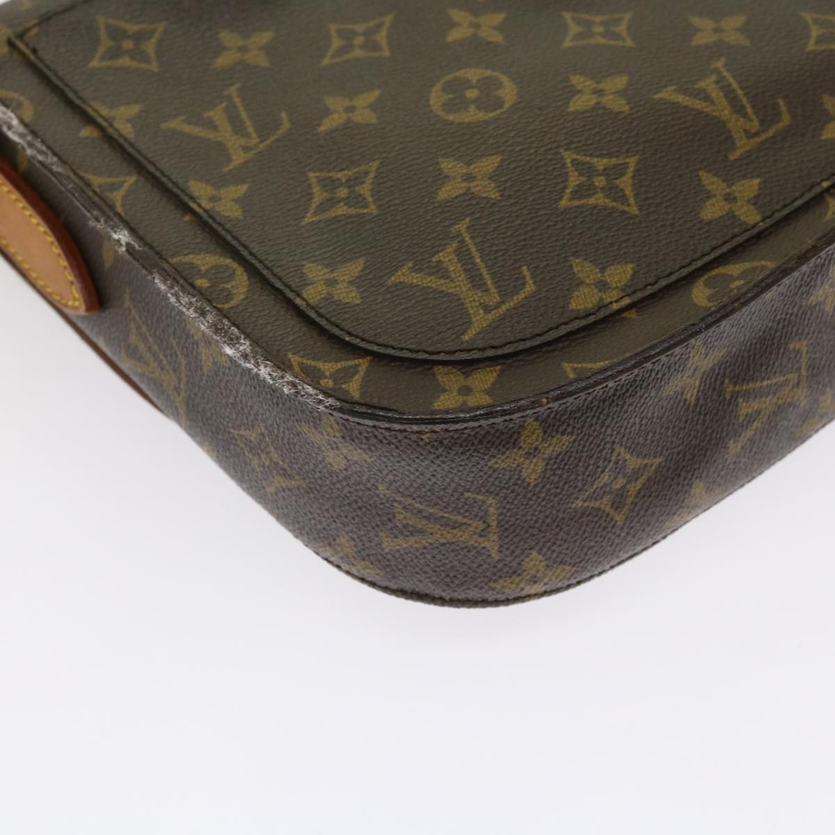 LOUIS VUITTON Monogram Saint Cloud GM Shoulder Bag M51242 LV Auth 63939