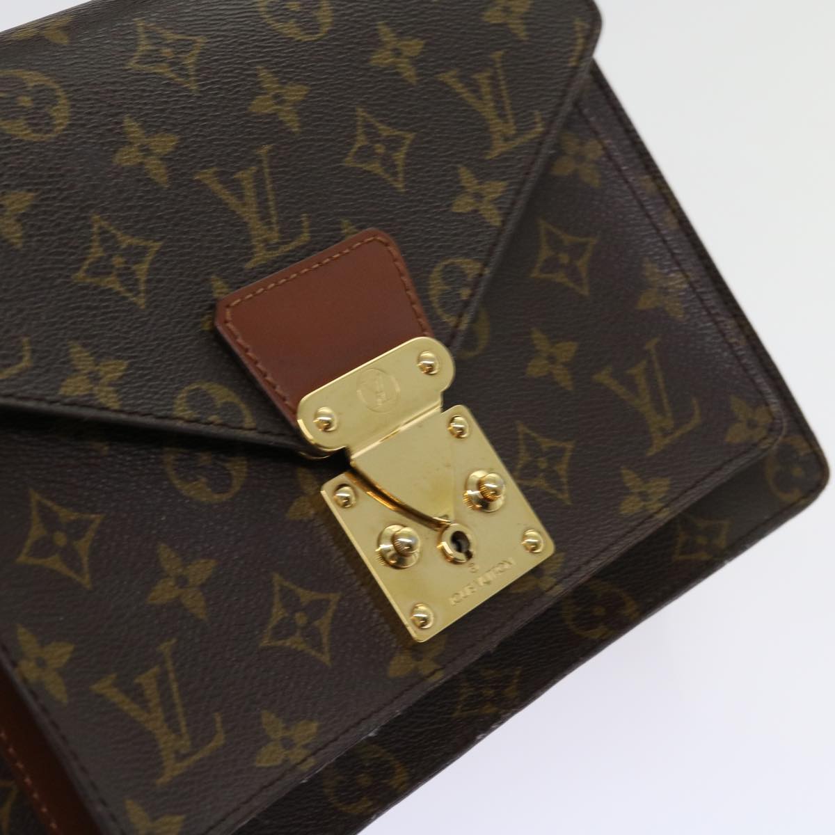 LOUIS VUITTON Monogram Monceau 26 Shoulder Bag 2way M51187 LV Auth 63950