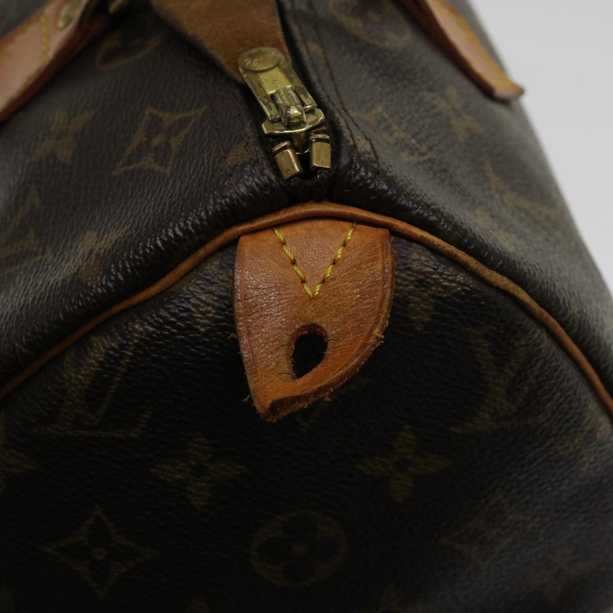 LOUIS VUITTON Monogram Speedy 30 Hand Bag M41526 LV Auth 63971