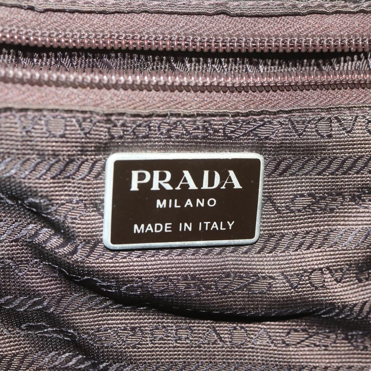 PRADA Backpack Nylon Khaki Auth 63976