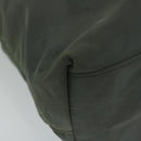 PRADA Hand Bag Nylon Khaki Auth 63982-16