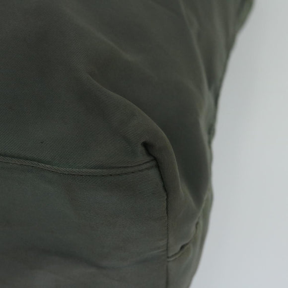 PRADA Hand Bag Nylon Khaki Auth 63982