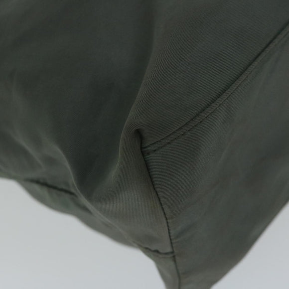 PRADA Hand Bag Nylon Khaki Auth 63982