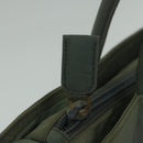 PRADA Hand Bag Nylon Khaki Auth 63982-8