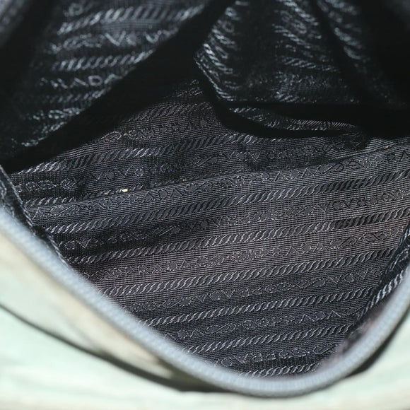 PRADA Hand Bag Nylon Khaki Auth 63982