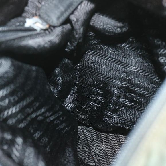 PRADA Hand Bag Nylon Khaki Auth 63982