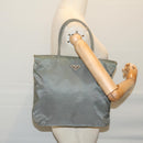 PRADA Hand Bag Nylon Khaki Auth 63982-23