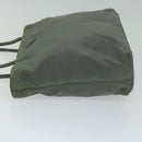 PRADA Hand Bag Nylon Khaki Auth 63982-4