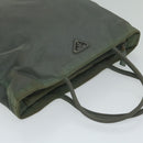 PRADA Hand Bag Nylon Khaki Auth 63982-6