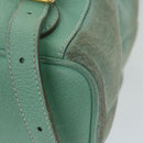 GUCCI Bamboo Backpack Suede Light Blue Auth 63986-16