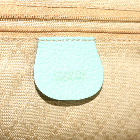 GUCCI Bamboo Backpack Suede Light Blue Auth 63986