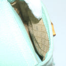 GUCCI Bamboo Backpack Suede Light Blue Auth 63986-21