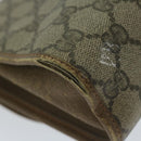 GUCCI GG Canvas Web Sherry Line Clutch Bag PVC Beige Green Red Auth 64005-8