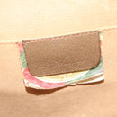 GUCCI GG Canvas Web Sherry Line Clutch Bag PVC Beige Green Red Auth 64005-15