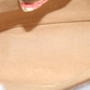 GUCCI GG Canvas Web Sherry Line Clutch Bag PVC Beige Green Red Auth 64005-9