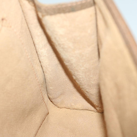 GUCCI GG Canvas Web Sherry Line Clutch Bag PVC Beige Green Red Auth 64005