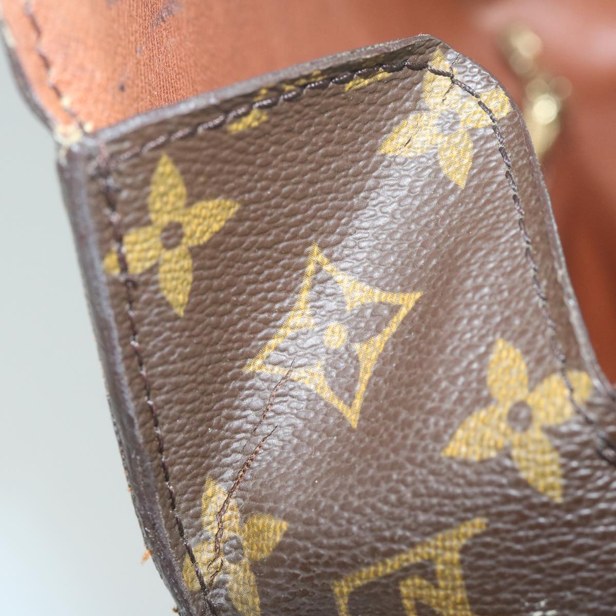 LOUIS VUITTON Monogram Saint Cloud GM Shoulder Bag M51242 LV Auth 64057