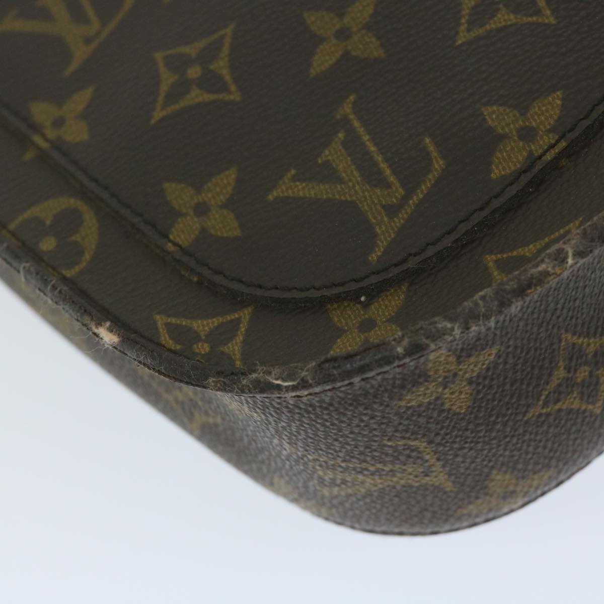 LOUIS VUITTON Monogram Saint Cloud GM Shoulder Bag M51242 LV Auth 64059