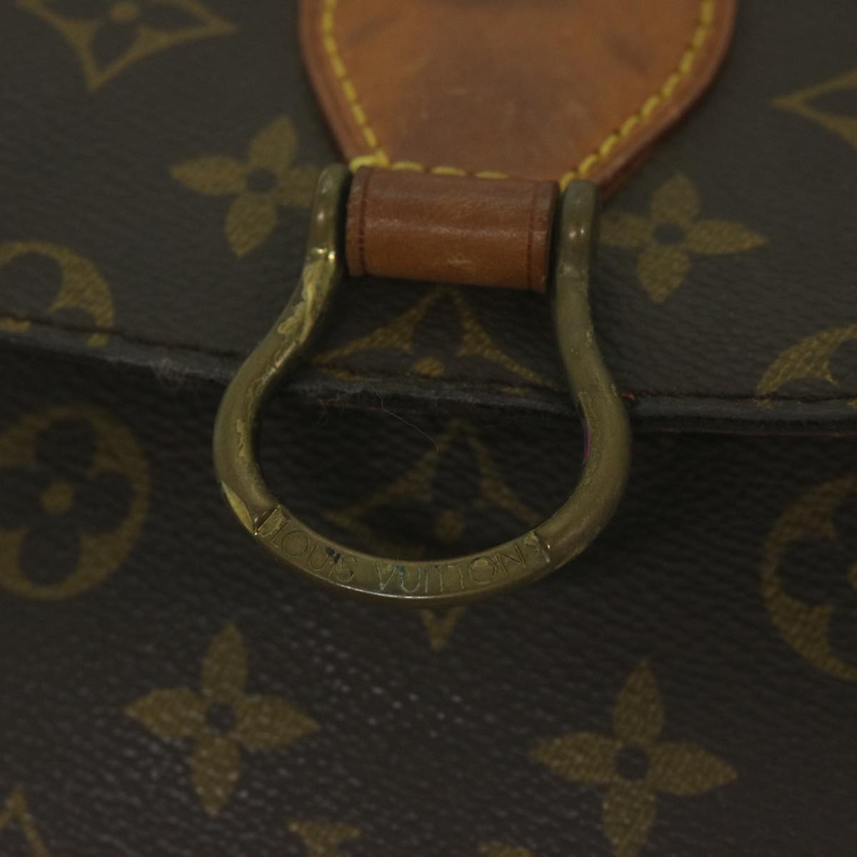 LOUIS VUITTON Monogram Saint Cloud GM Shoulder Bag M51242 LV Auth 64059