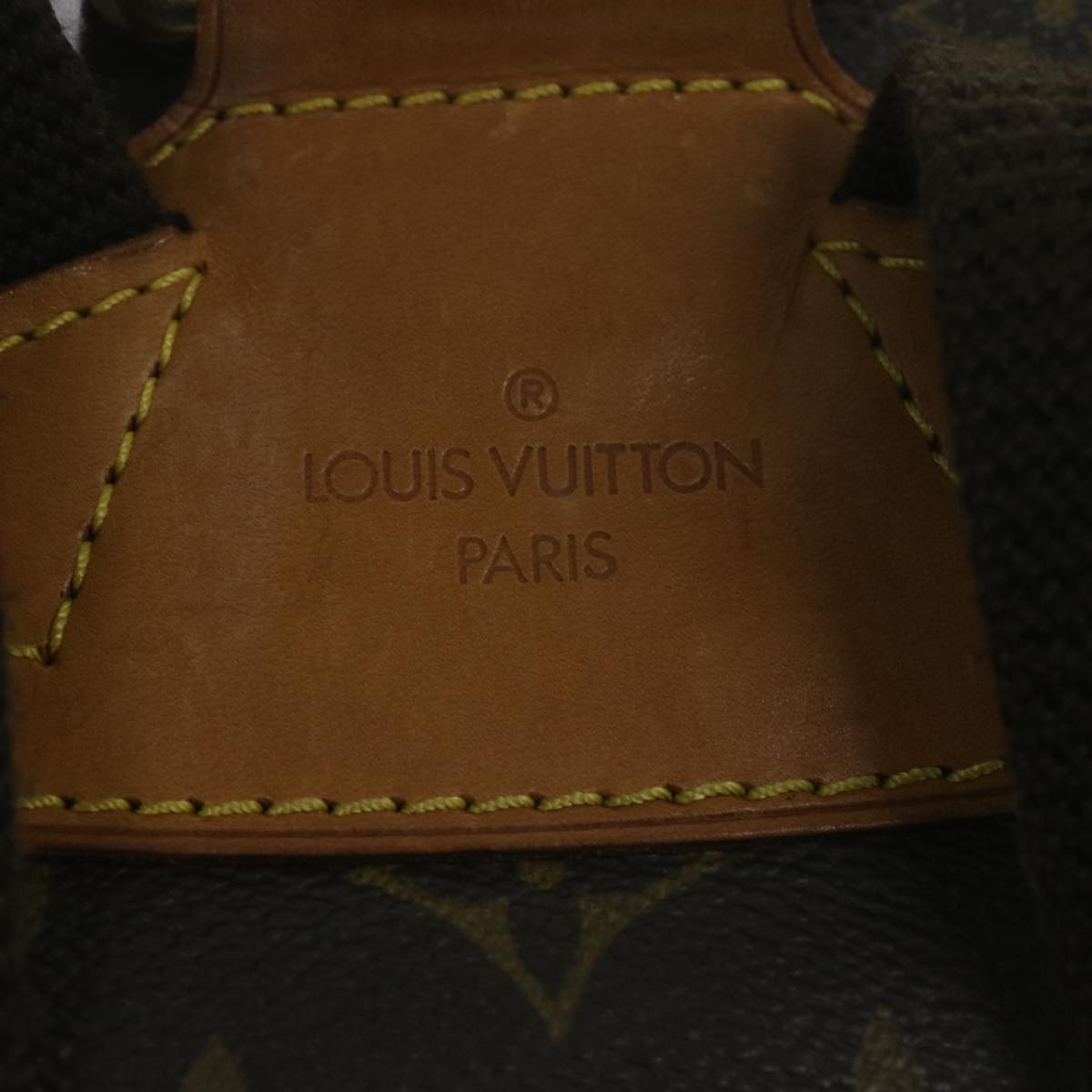 LOUIS VUITTON Monogram Montsouris GM Backpack M51135 LV Auth 64097