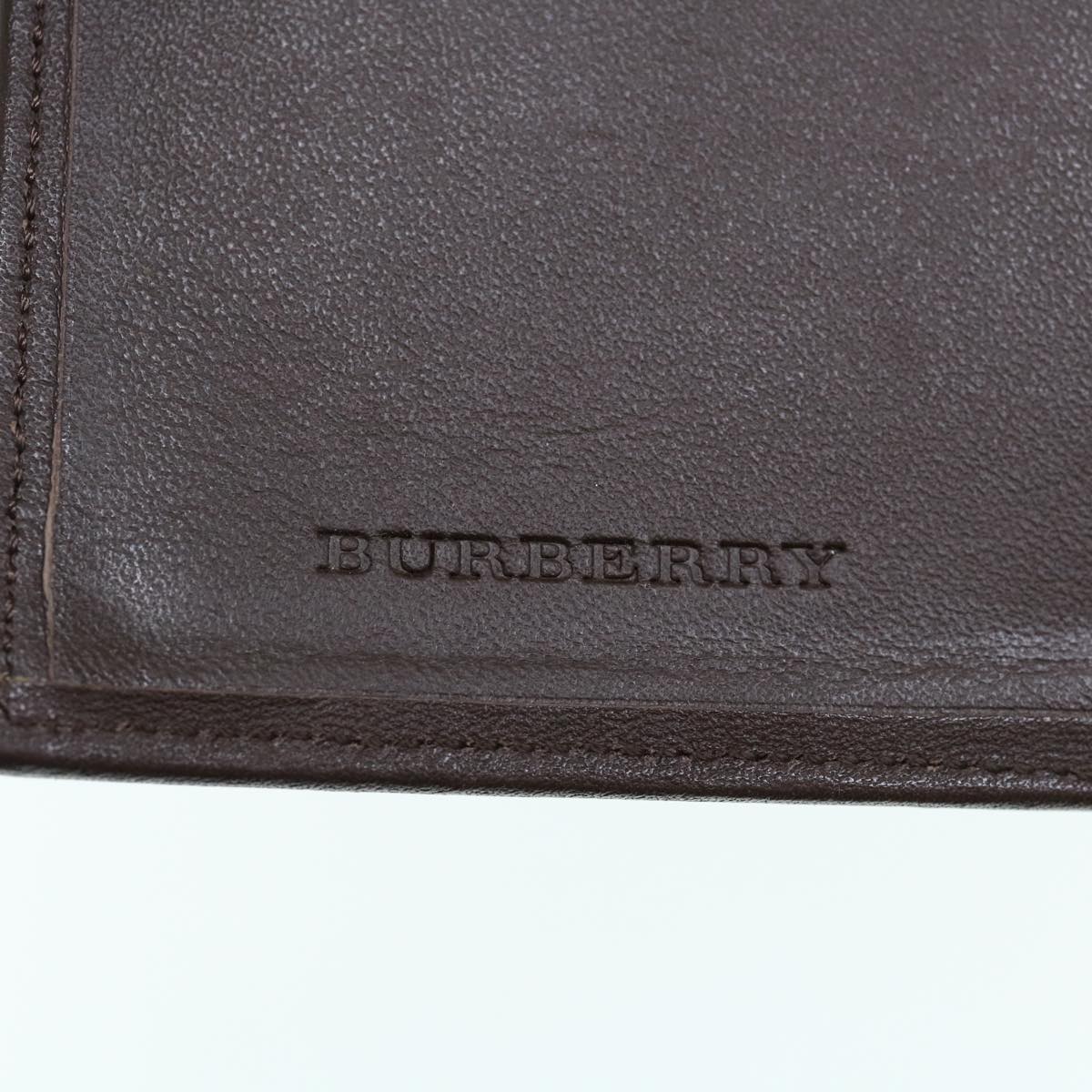 BURBERRY Nova Check Agenda Day Planner Cover Nylon Canvas Beige Auth 64120