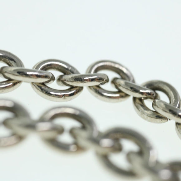 CELINE Chain Pouch Satin Purple Auth 64134