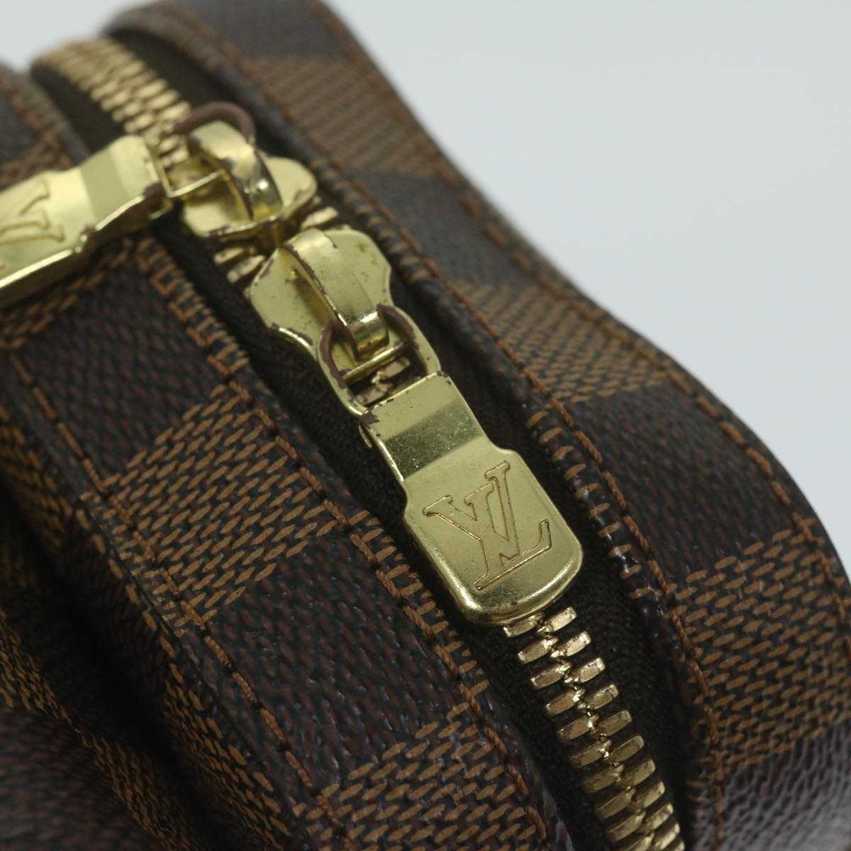 LOUIS VUITTON Damier Ebene Geronimos Shoulder Bag N51994 LV Auth 64158A