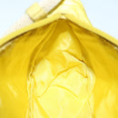 PRADA Accessory Pouch Nylon Yellow Auth 64205-21