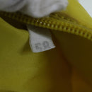 PRADA Accessory Pouch Nylon Yellow Auth 64205-12