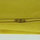 PRADA Accessory Pouch Nylon Yellow Auth 64205-3