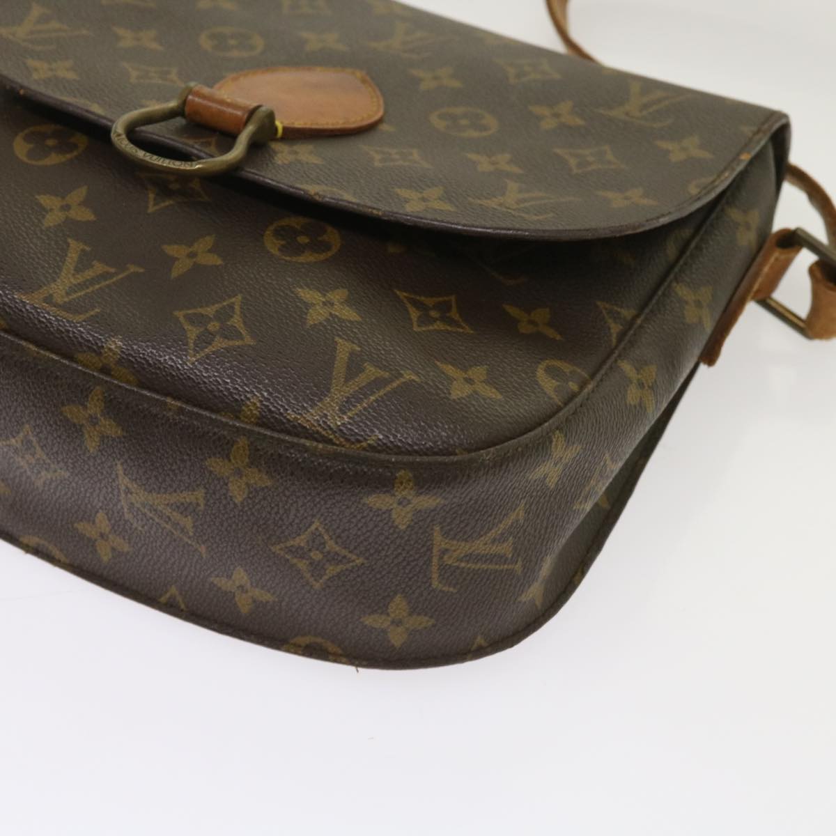 LOUIS VUITTON Monogram Saint Cloud GM Shoulder Bag M51242 LV Auth 64226