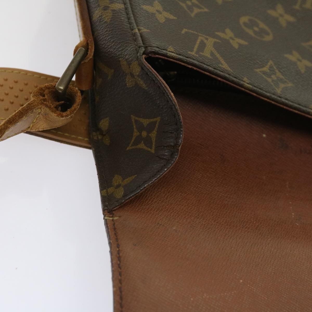 LOUIS VUITTON Monogram Saint Cloud GM Shoulder Bag M51242 LV Auth 64226