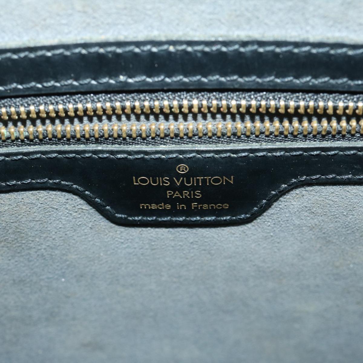 LOUIS VUITTON Epi Lussac Shoulder Bag Black M52282 LV Auth 64247