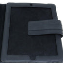 GUCCI GG Canvas Guccissima Web Sherry Line iPad Case Black Red 283782 Auth 64323-10