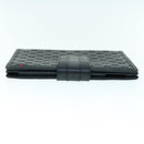 GUCCI GG Canvas Guccissima Web Sherry Line iPad Case Black Red 283782 Auth 64323-3