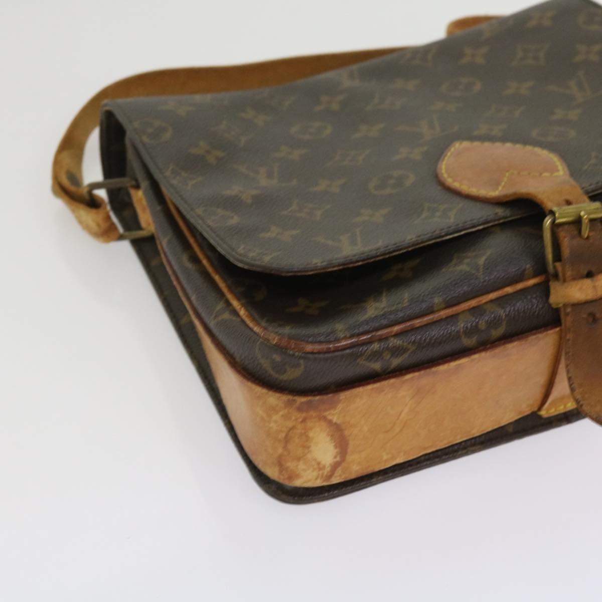 LOUIS VUITTON Monogram Cartouchiere GM Shoulder Bag M51252 LV Auth 64328