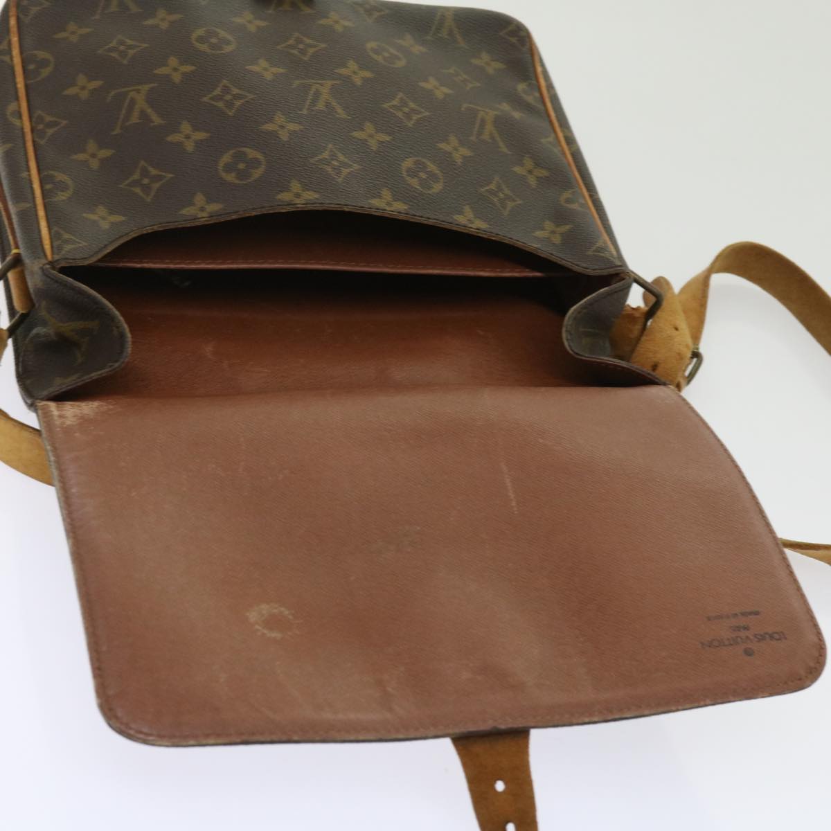 LOUIS VUITTON Monogram Cartouchiere GM Shoulder Bag M51252 LV Auth 64328