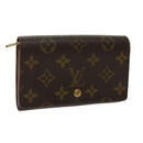 LOUIS VUITTON Monogram Porte Monnaie Billets Tresor Wallet M61730 Auth 64336-1