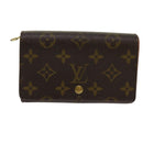 LOUIS VUITTON Monogram Porte Monnaie Billets Tresor Wallet M61730 Auth 64336-13