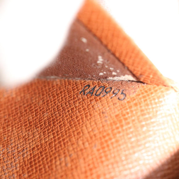 LOUIS VUITTON Monogram Porte Monnaie Billets Tresor Wallet M61730 Auth 64336