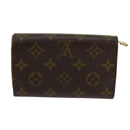 LOUIS VUITTON Monogram Porte Monnaie Billets Tresor Wallet M61730 Auth 64336-2