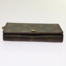 LOUIS VUITTON Monogram Porte Monnaie Billets Tresor Wallet M61730 Auth 64336-6