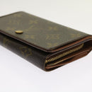 LOUIS VUITTON Monogram Porte Monnaie Billets Tresor Wallet M61730 Auth 64336-14