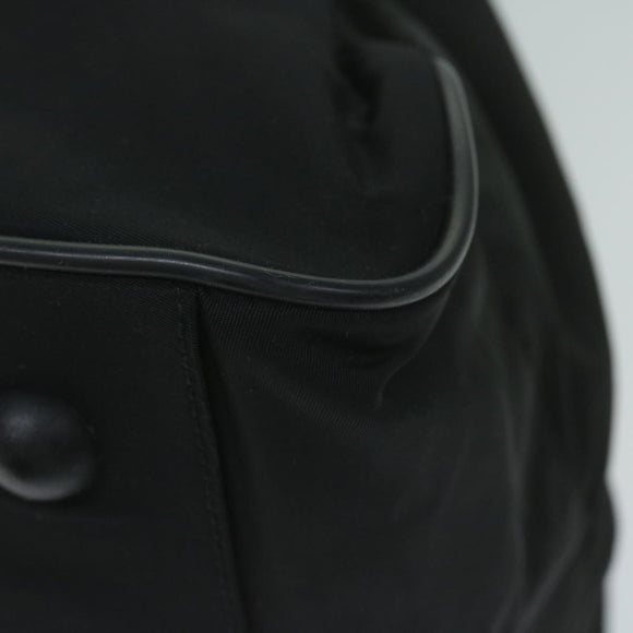 PRADA Hand Bag Nylon Black Auth 64366