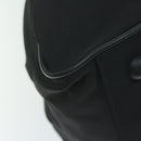 PRADA Hand Bag Nylon Black Auth 64366-9